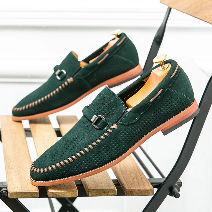 Dave | Suède penny loafers Firenze