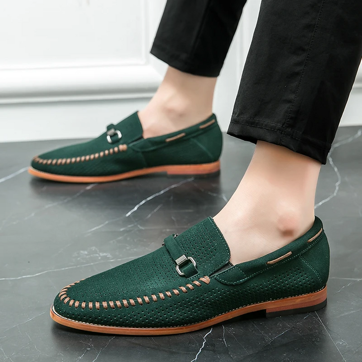 Dave | Suède penny loafers Firenze