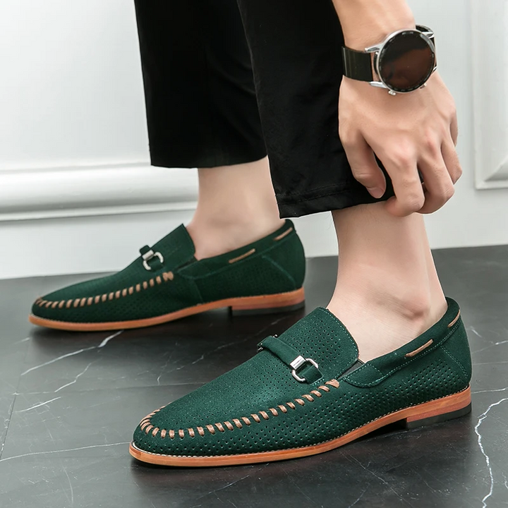 Dave | Suède penny loafers Firenze