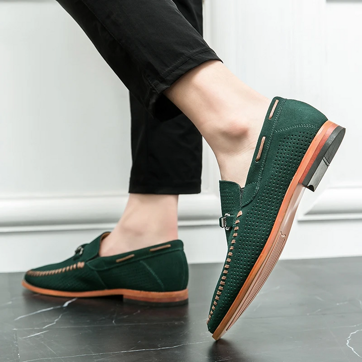 Dave | Suède penny loafers Firenze