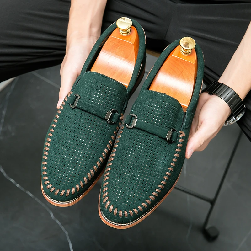 Dave | Suède penny loafers Firenze