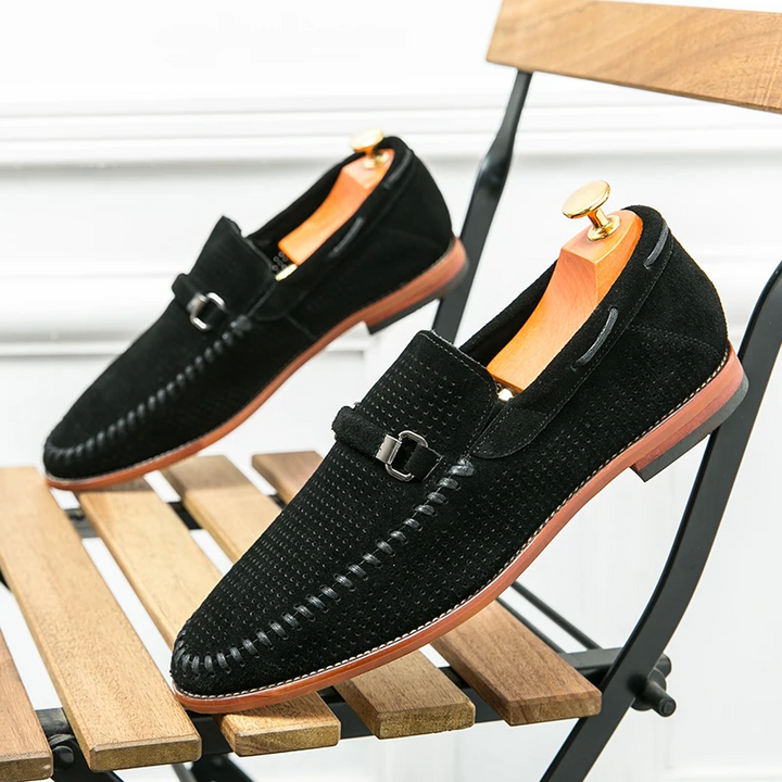 Dave | Suède penny loafers Firenze