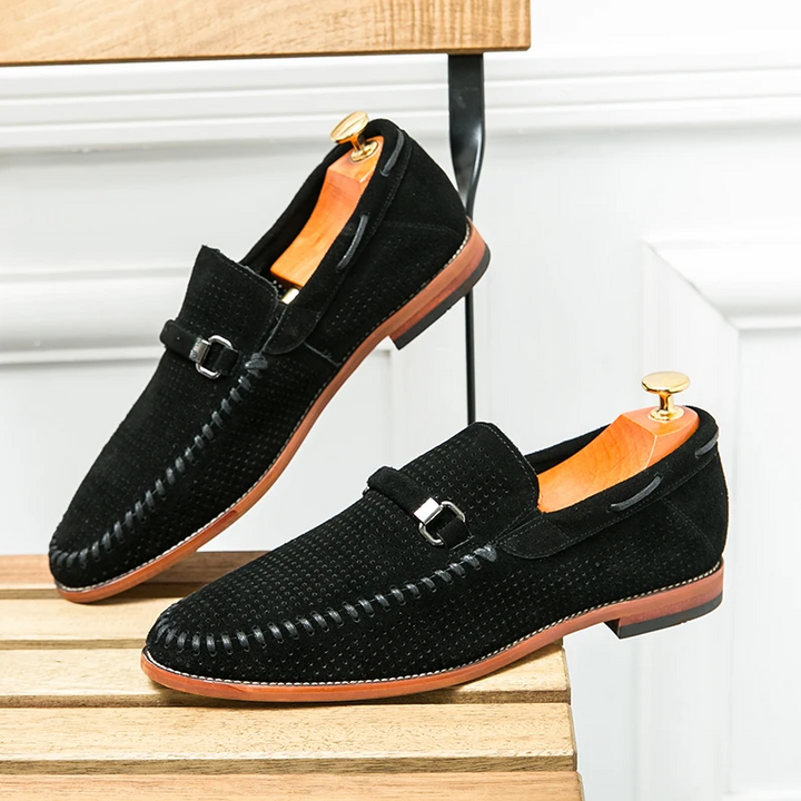 Dave | Suède penny loafers Firenze