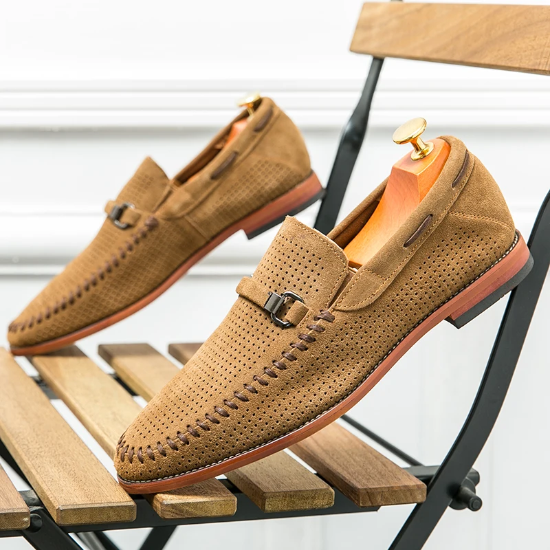 Dave | Suède penny loafers Firenze
