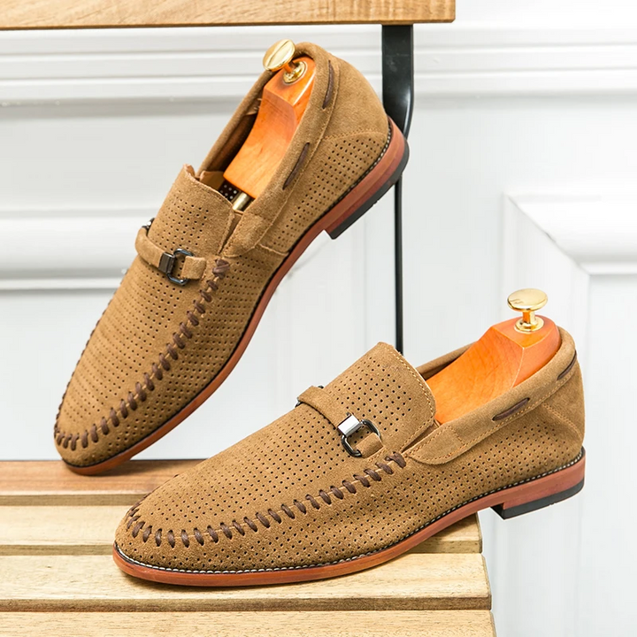 Dave | Suède penny loafers Firenze