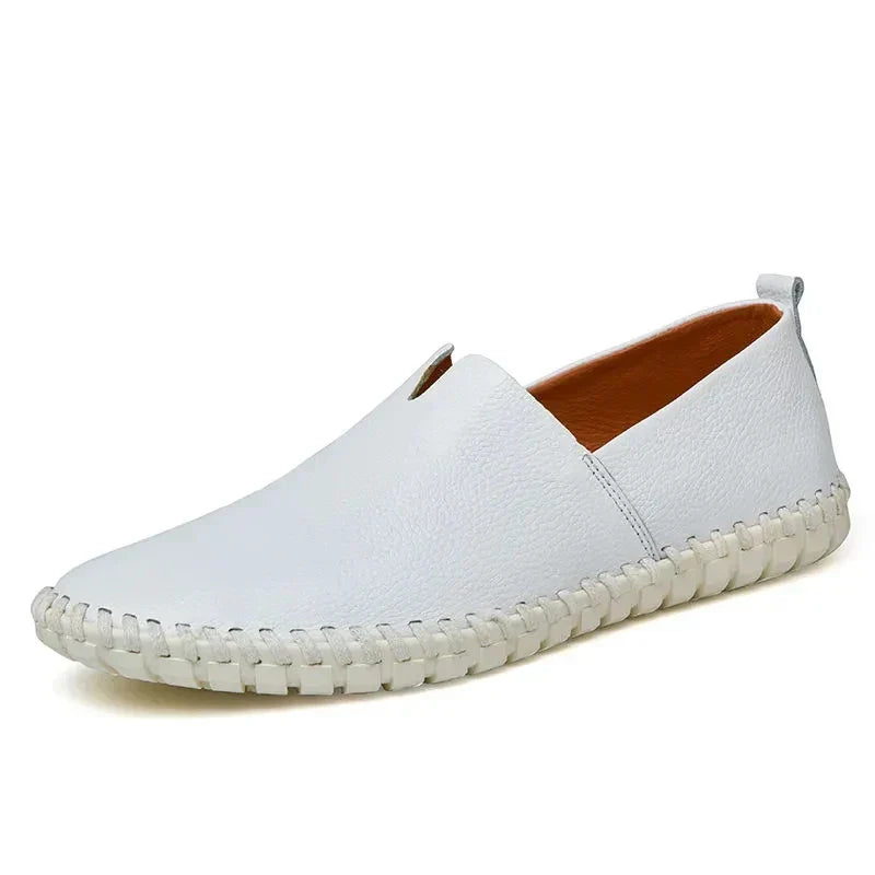 Dirkjan | Ademende casual loafers van leer