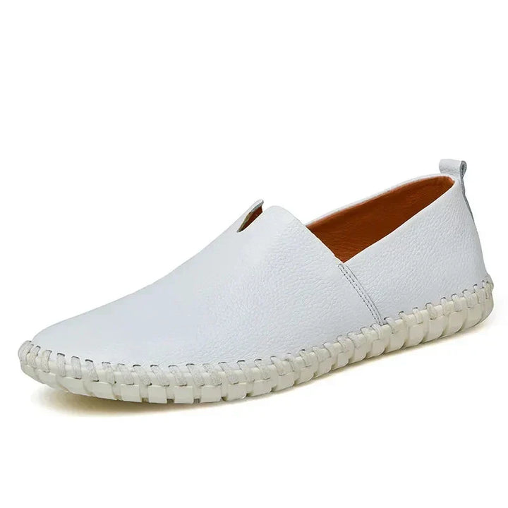 Dirkjan | Ademende casual loafers van leer