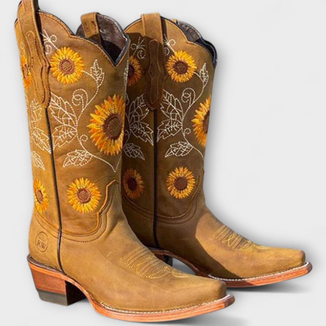 Emma | Western suède cowboylaarzen