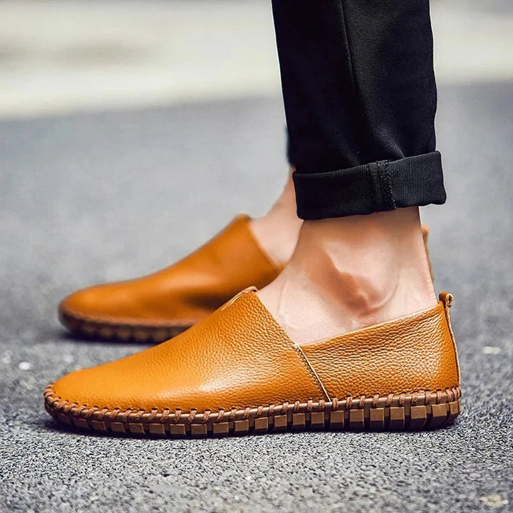 Eppo | Ademende leren loafers