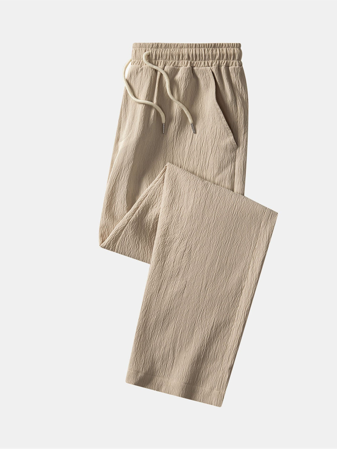 Erik | Kreukstof broek straight leg