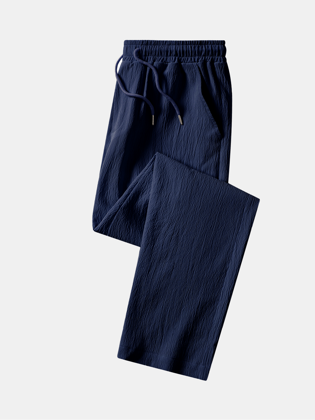Erik | Kreukstof broek straight leg