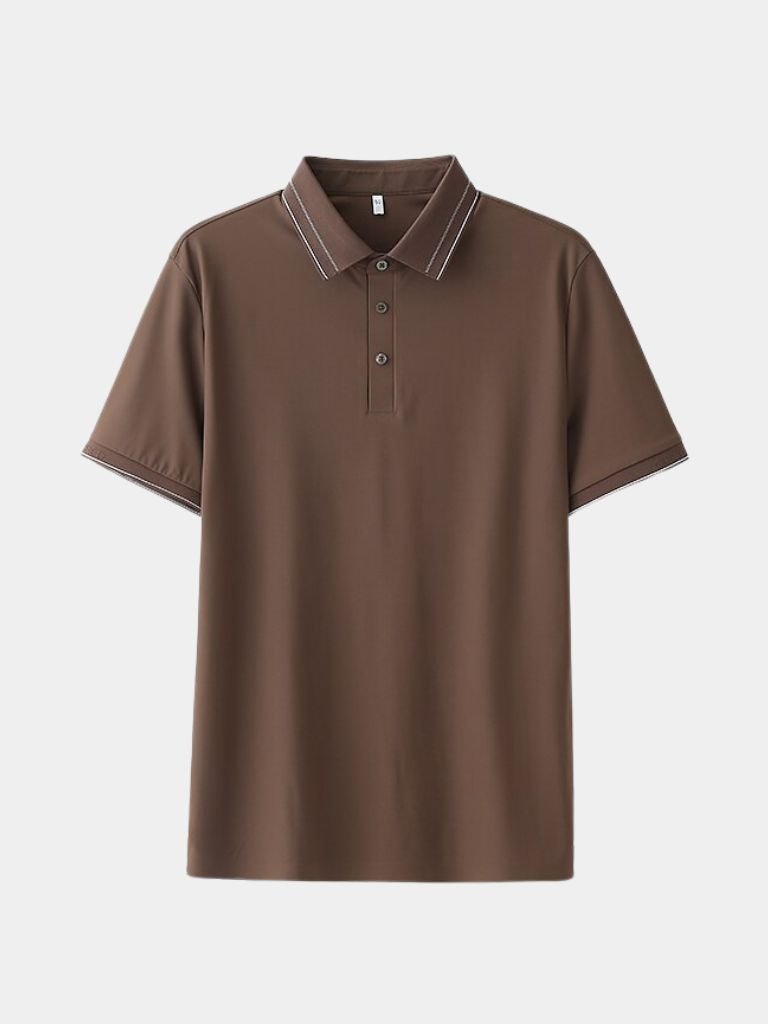 Ernst | Bruine klassieke polo