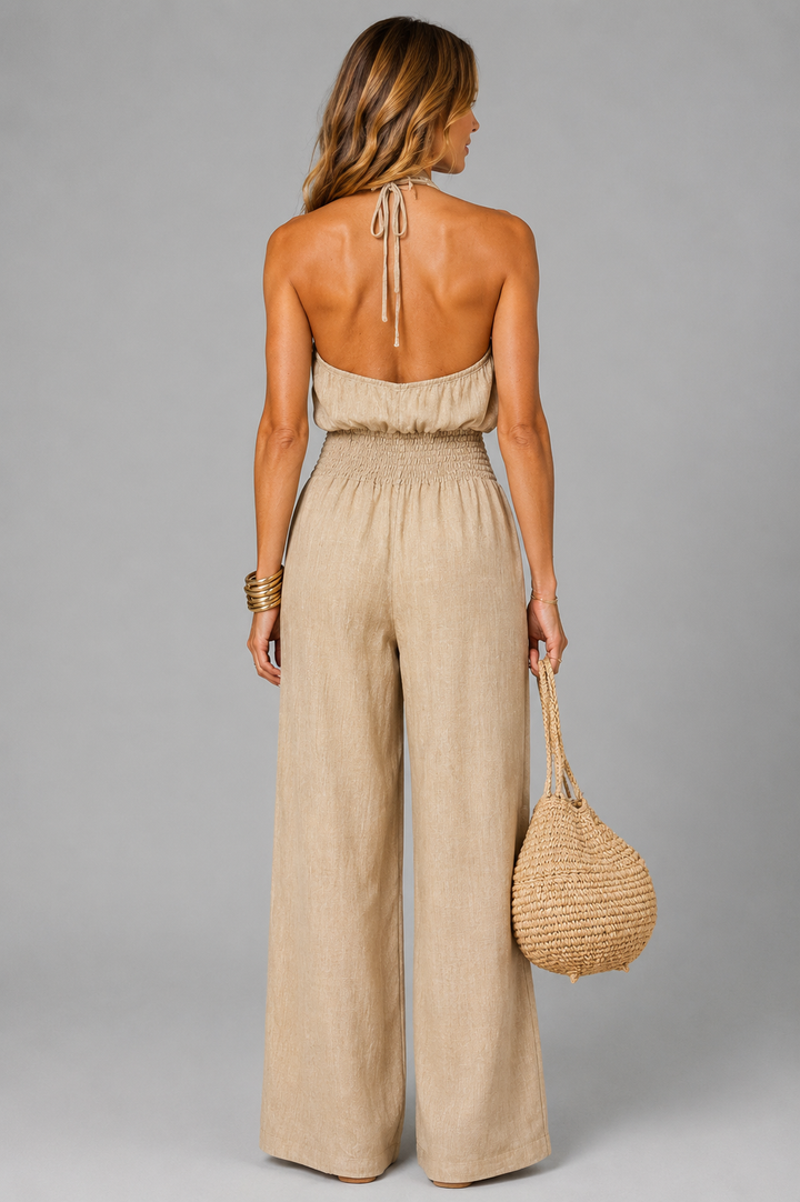 Natasja | Jumpsuit met gesmokte taille