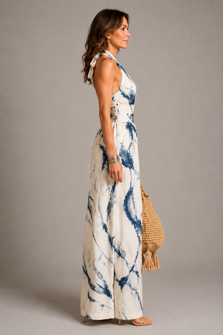Tamara | Jumpsuit met batikprint