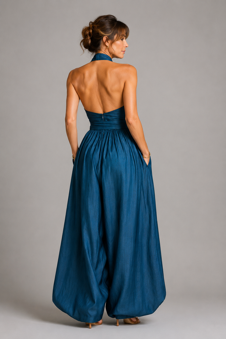 Laura | Jumpsuit met strikceintuur