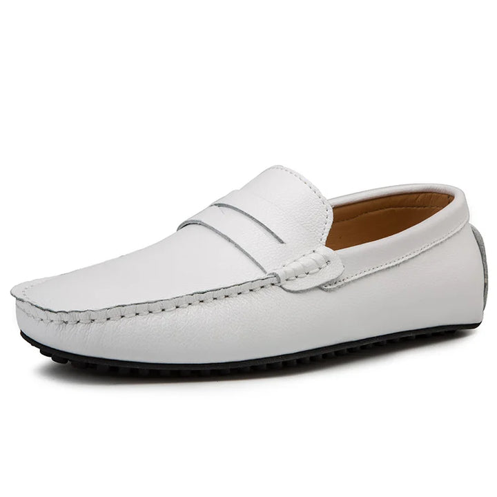 Ferre | Leren zomerloafers met ontspannen pasvorm