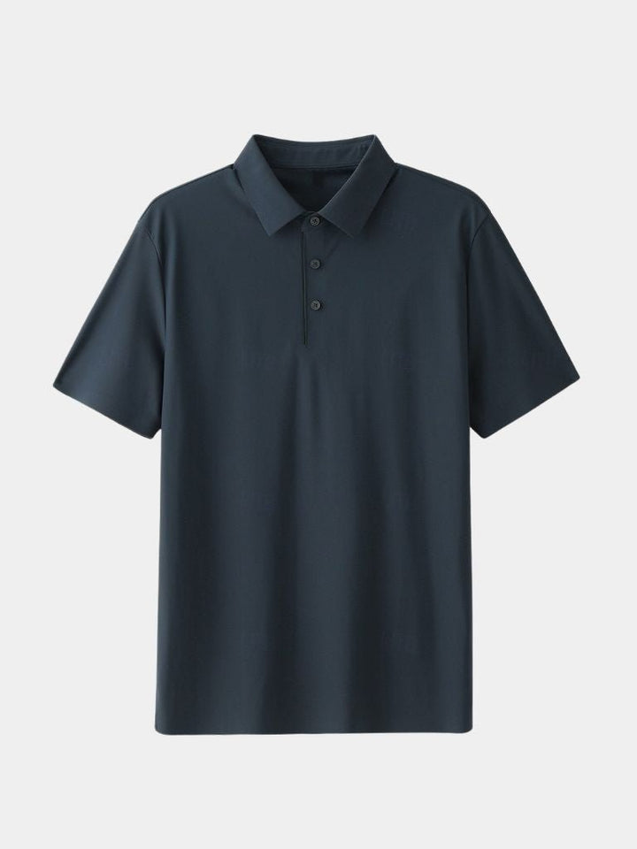 Filip | Saliegroene polo met klassieke kraag