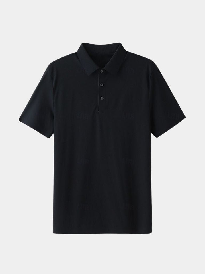 Filip | Saliegroene polo met klassieke kraag