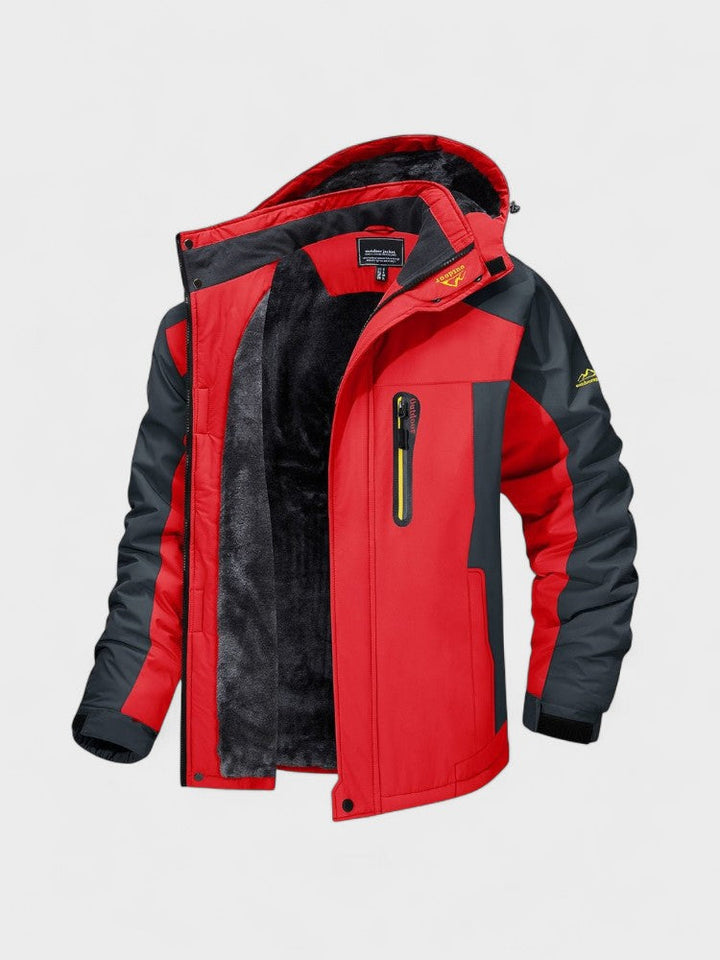 Jorrit | Groene outdoorjas met capuchon