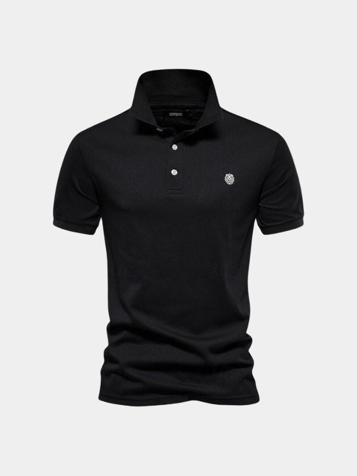 Frank | Marineblauwe klassieke polo
