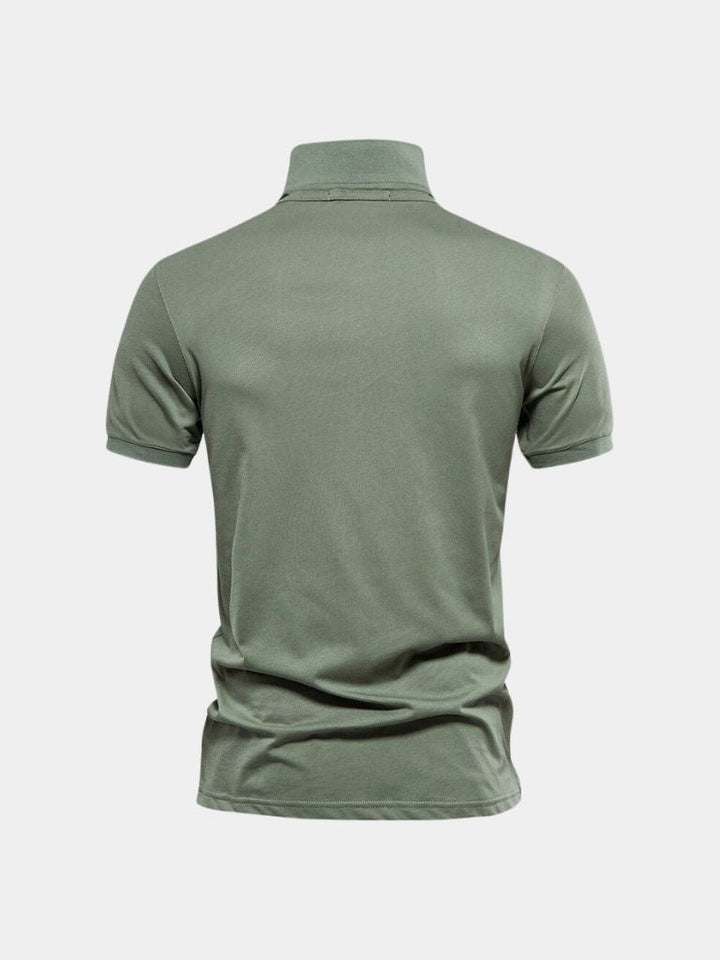 Frank | Marineblauwe klassieke polo