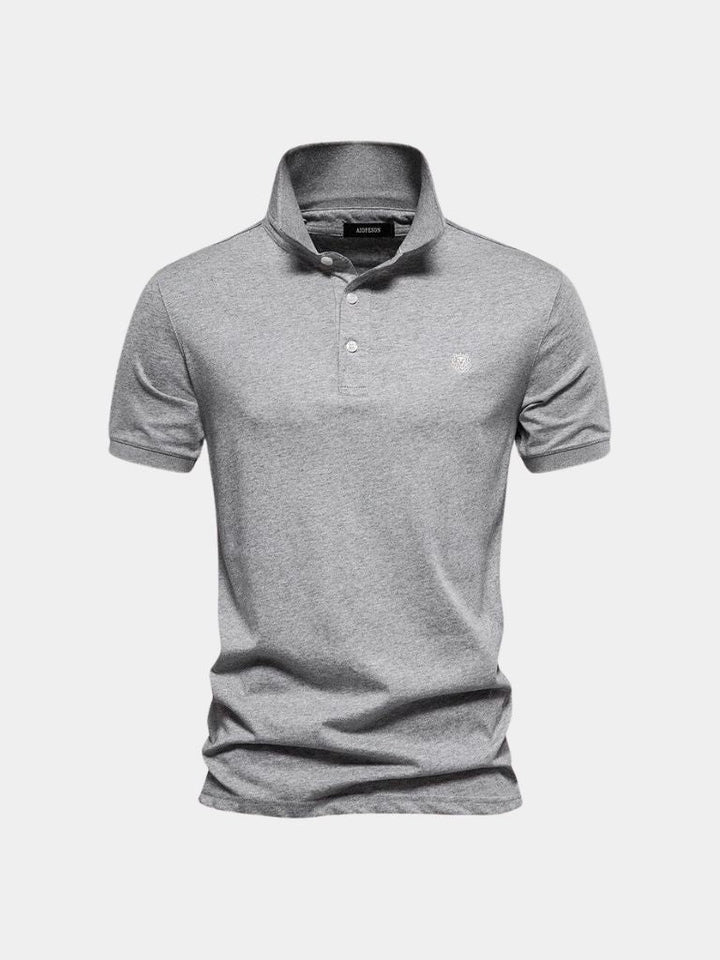 Frank | Marineblauwe klassieke polo