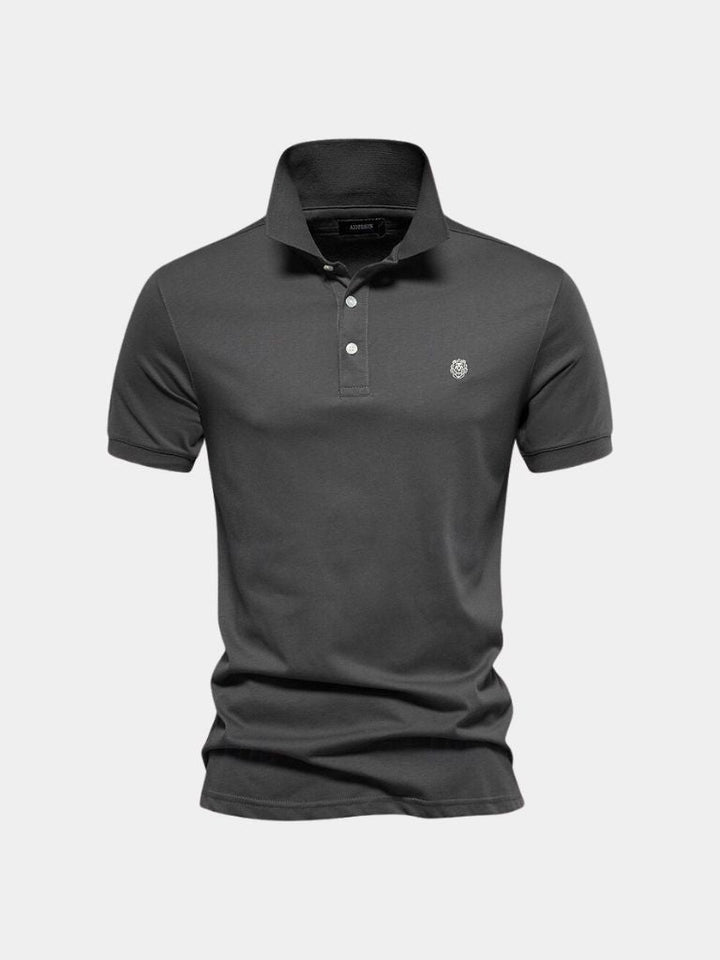 Frank | Marineblauwe klassieke polo