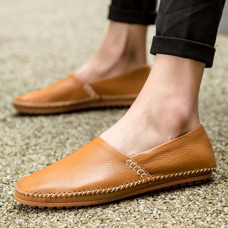 Gabriel | Lichtgewicht leren loafers