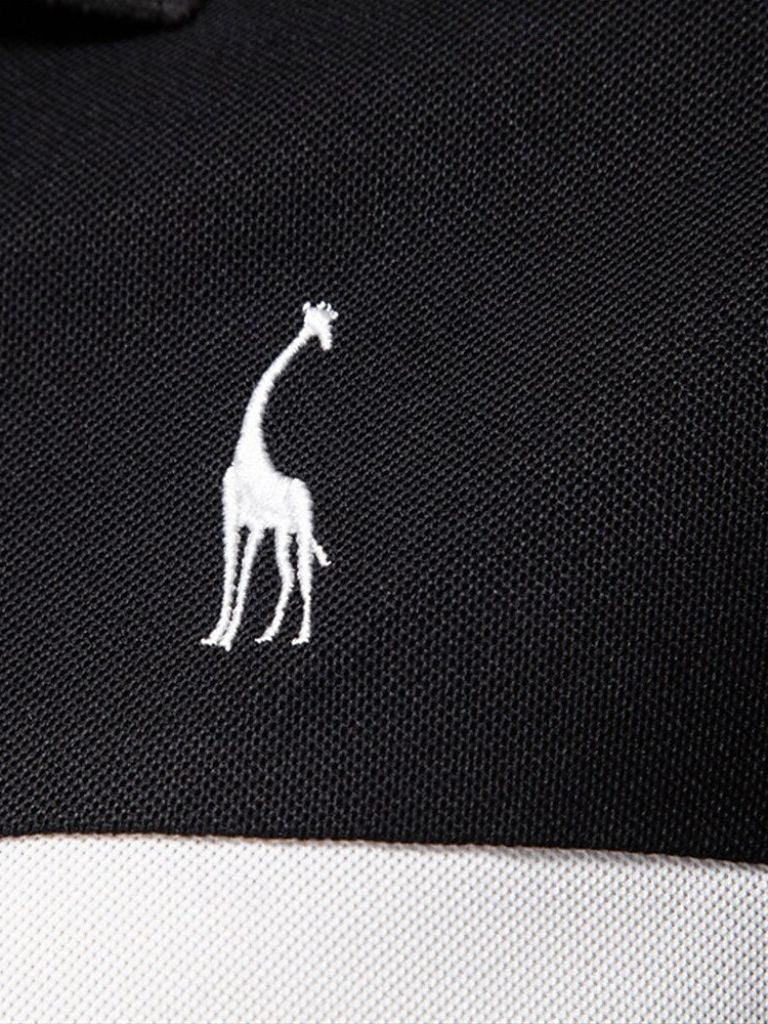Gerbrand | Witte polo met contraststrepen