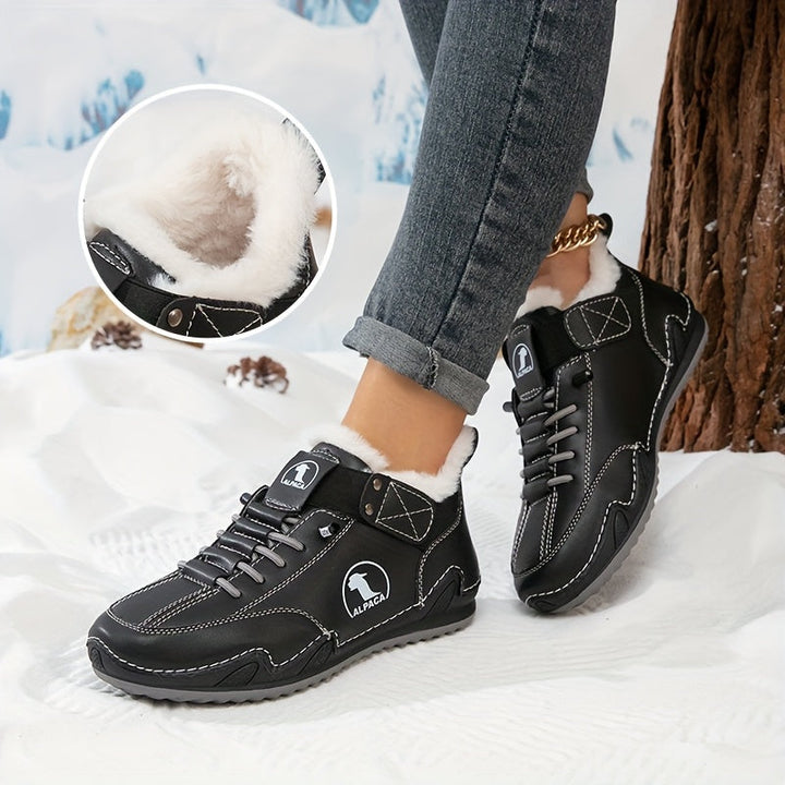 Hanneke | Gevoerde slip-on enkellaars in minimalistische look