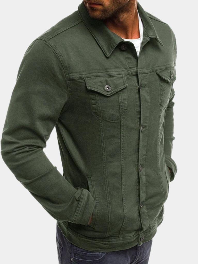 Ynze | Groene casual jas