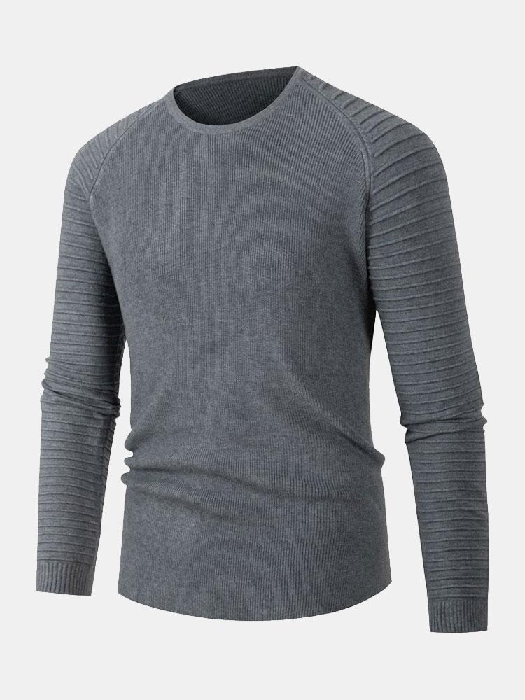 Hugo | Slim-fit trui met raglanmouwen en ronde hals