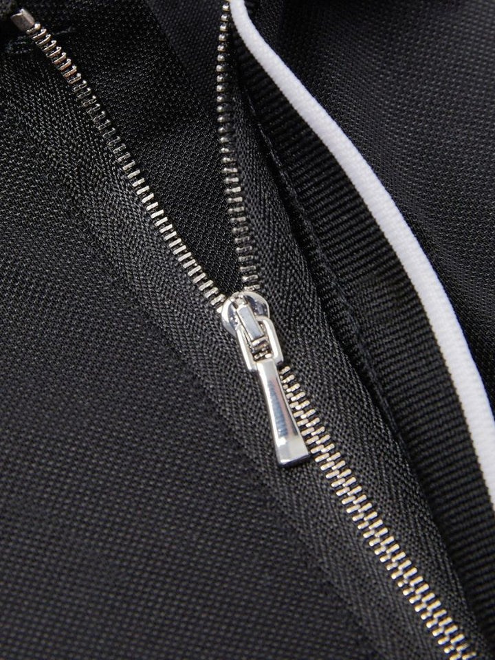 Iwan | Zwarte polo met ritskraag