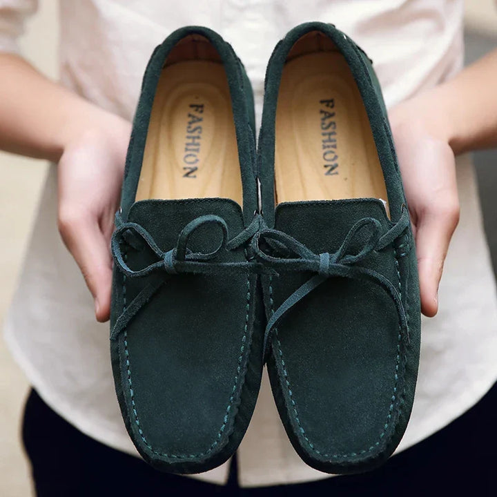Jarik | Casual suède zomerloafers