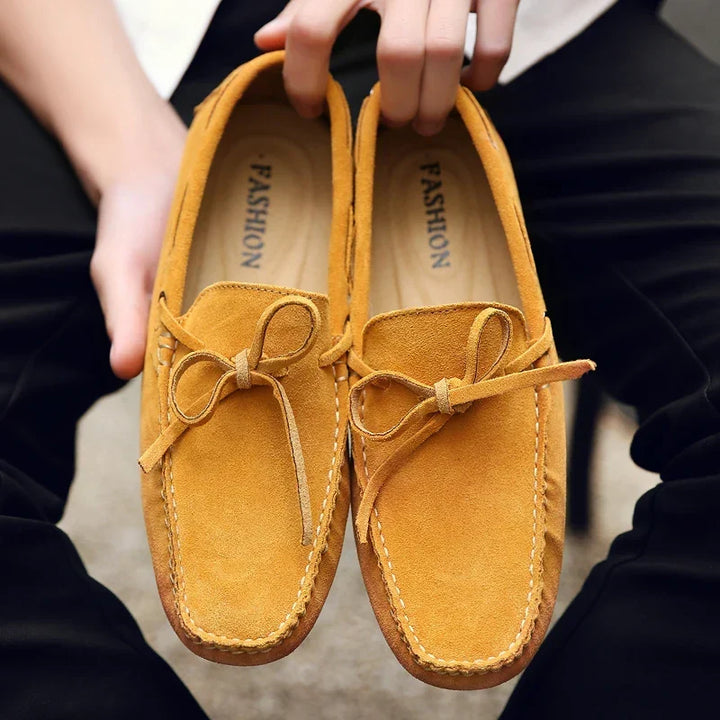 Jarik | Casual suède zomerloafers