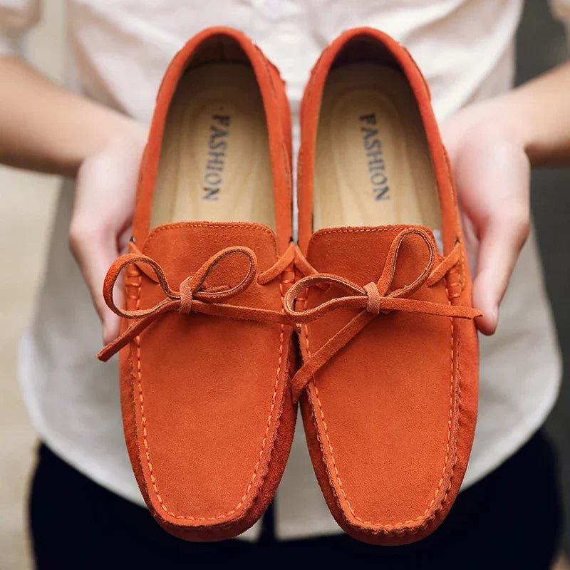 Jarik | Casual suède zomerloafers