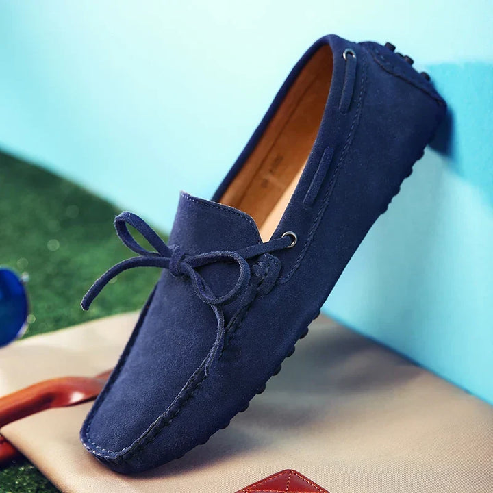 Jarik | Casual suède zomerloafers
