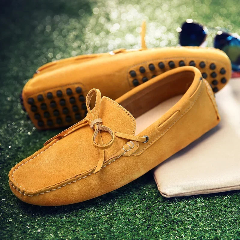 Jarik | Casual suède zomerloafers