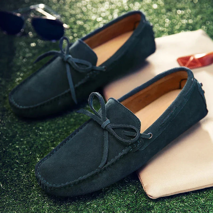 Jarik | Casual suède zomerloafers