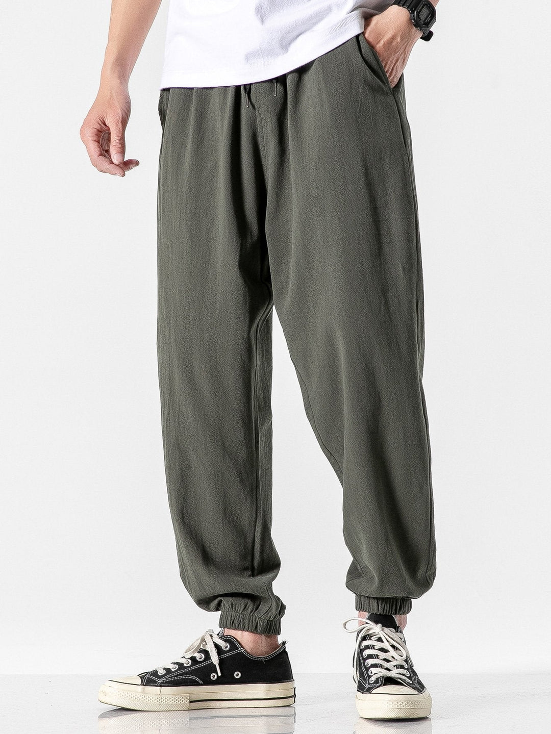 Joop | Katoenen joggingbroek