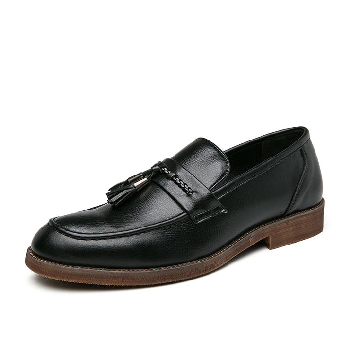 Kamiel | Leren loafers met kwastjes