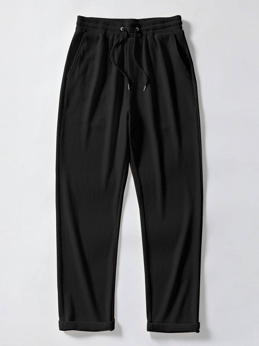 Koen | Geribbelde broek straight leg