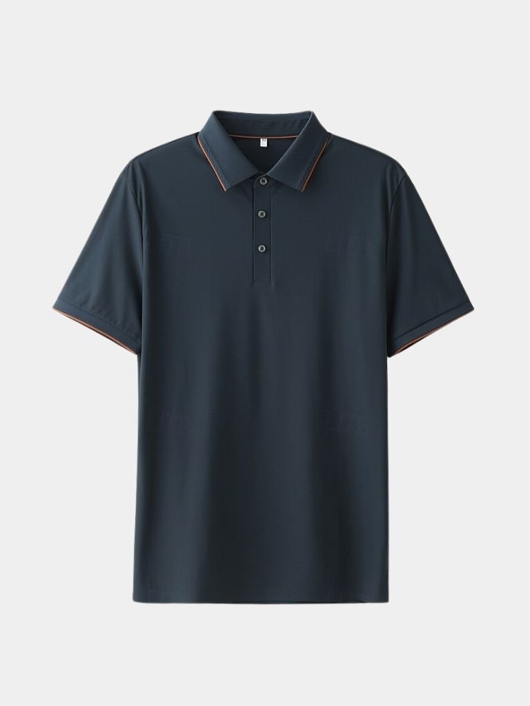 Leendert | Olijfgroene klassieke polo