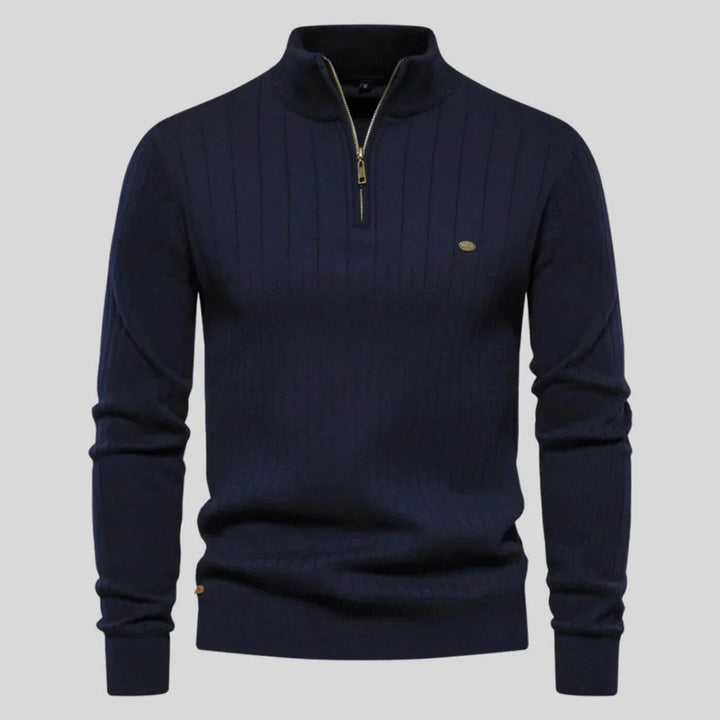 Bas | Comforttrui met halve rits