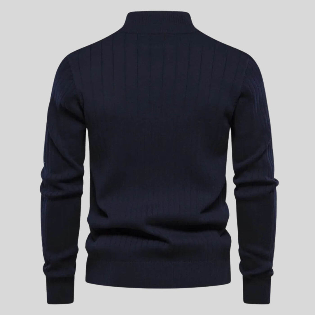Bas | Comforttrui met halve rits
