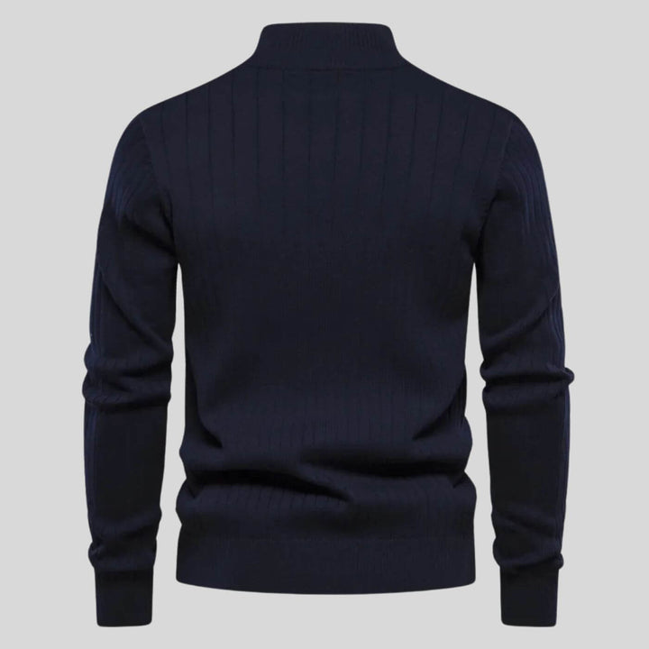 Bas | Comforttrui met halve rits