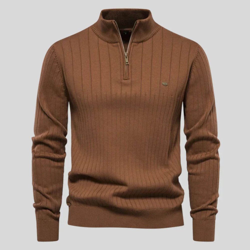 Bas | Comforttrui met halve rits