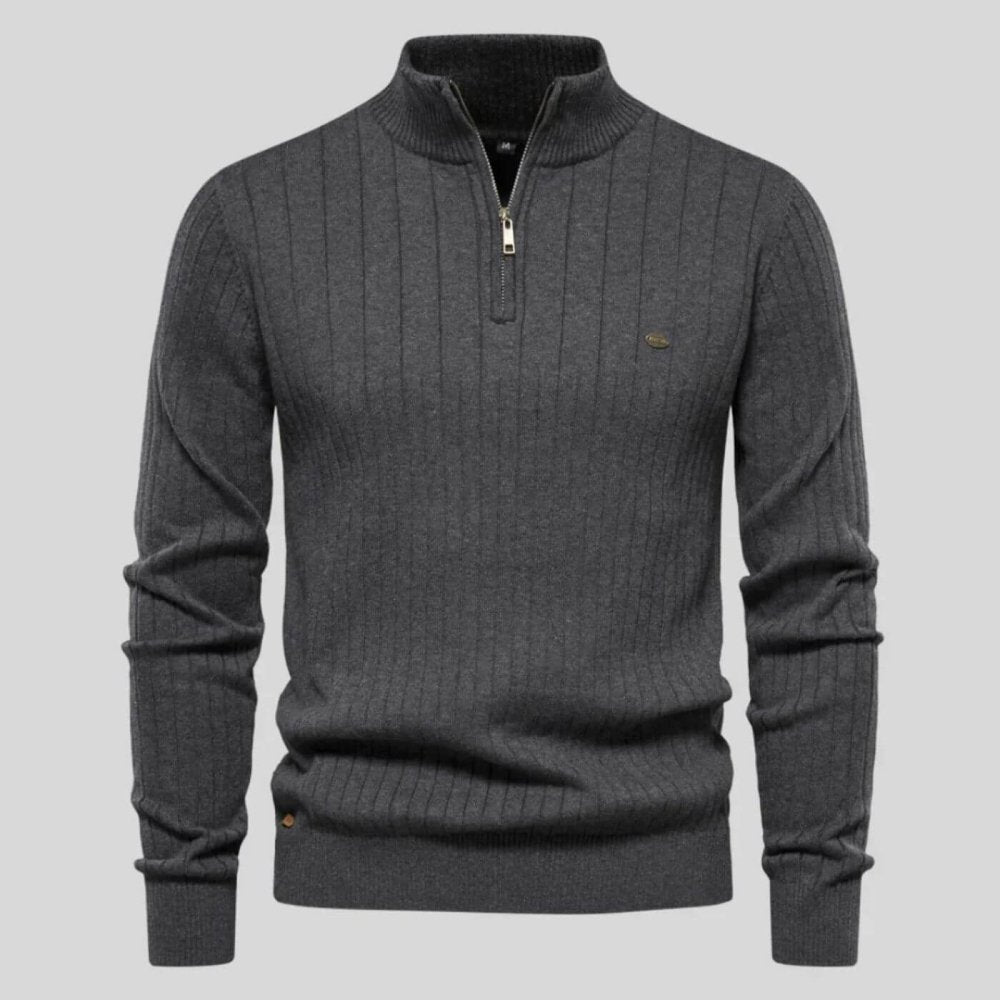 Bas | Comforttrui met halve rits