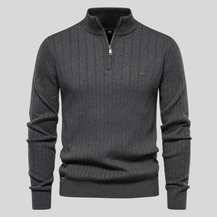 Bas | Comforttrui met halve rits