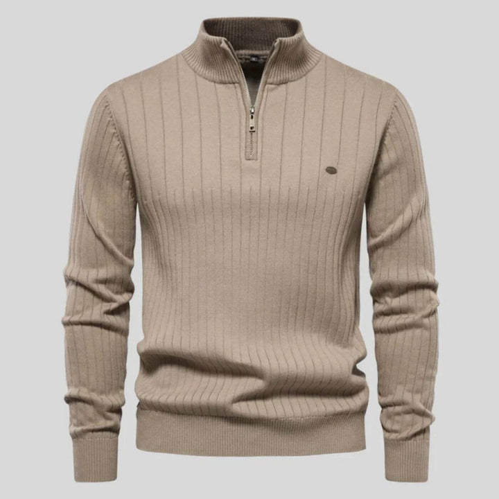 Bas | Comforttrui met halve rits